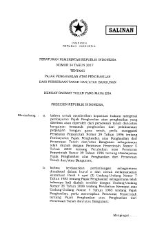 PP Nomor 34 Tahun 2017