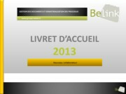 Livret d'accueil