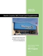 North Country WIC Food Card Supplement  - WALMART