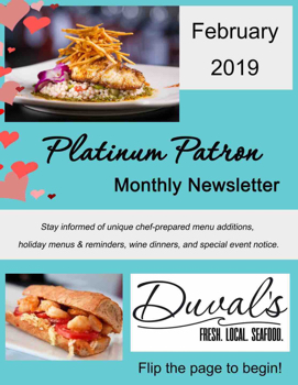 Duval's February 2019 Newsletter