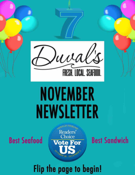 DUVALS November Newsletter