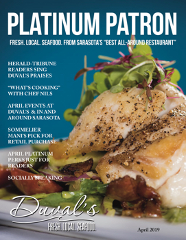 Duval's Fresh. Local. Seafood. E-News Magazine April 2019