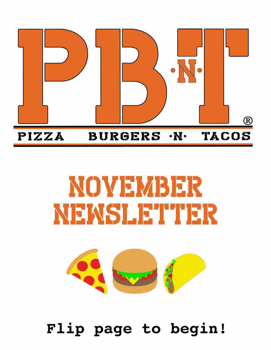 PBNT November Newsletter