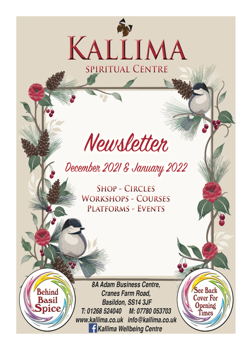 Kallima Newsletter - December 2021 - January 2022