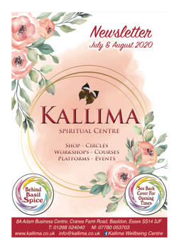 Kallima Newsletter - July/August 2020