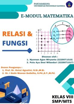 E-MODUL MATERI RELASI DAN FUNGSI