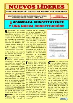 PDF BOLETÍN EXTRAORDINARIO, POR LA ASAMBLEA CONSTITUYENTE