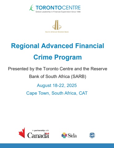Regional advanced financial crime program agenda 2025