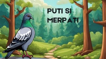 Copy of Di sebuah hutan yang subur, hiduplah seekor merpati dan seekor kura-kura. Merpati itu bernama Puti, dan kura-kura itu bernama Kuri. Mereka berdua adalah sahabat yang sangat dekat. Puti selalu terbang tinggi di langit, sementara Kuri berj... - Pres