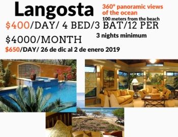  Navidad.Alquileres  disponibles. 26 de octubre 2018