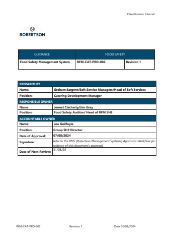 396542_Food Safety Management - Catering (282pp A4) SPIRAL