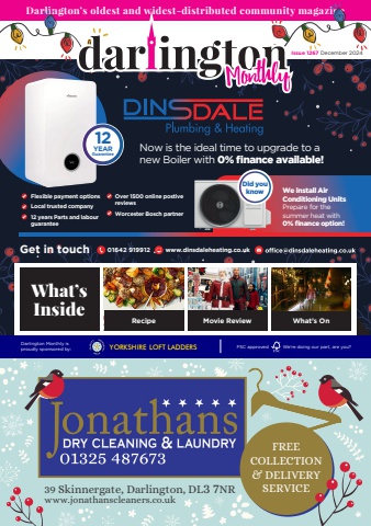 Darlington Monthly magazine - Issue 1267 December 2024 (24pp A5)