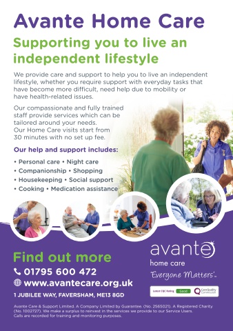 proof Home Care Kent - A5 Flyer - 2 sided