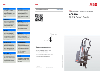 PBL882   ABB  3KXA843403R4401   COMMISSIONING INSTR'NS (CI/ACL410-EN) - AS02  - 6PP DL