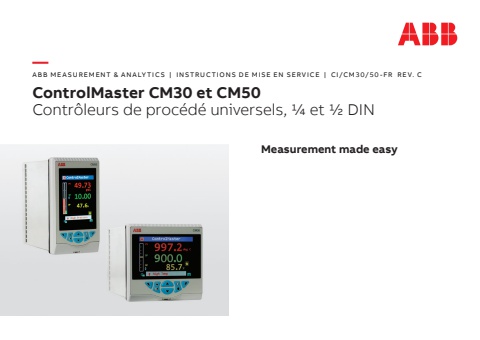 PBL667 ABB Brochure Part no. CI/CM30/CM50-FR  - Rev C