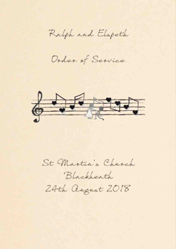 Order of service