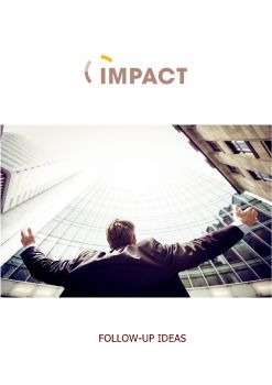 IMPACT FOLLOW UP IDEAS 2020