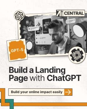 AI - Central How to Create a Landing Page with ChatGPT