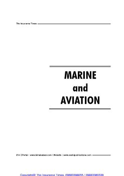 Marine Insurance IC67  EBOOK