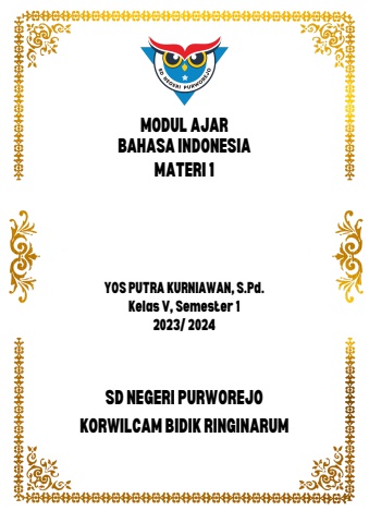 BAHASA INDONESIA MODUL AJAR MATERI 1