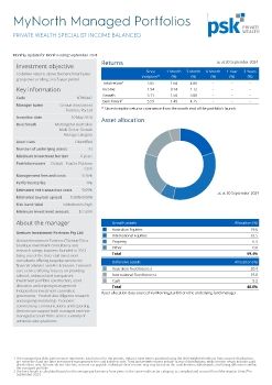 Private Wealth SPECIALIST INCOME BALANCED