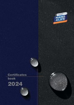 CERTIFICATE BOOK nanodiamond4-glass