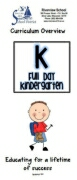 Kindergarten Curriculum Guide