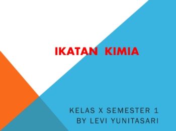 Bab 5. Ikatan  Kimia