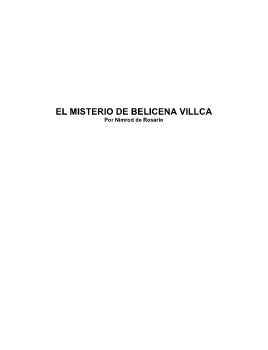 El Misterio de Belicena Villca