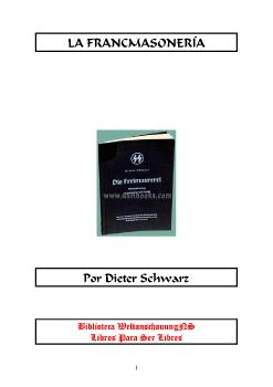 Schwarz, Dieter  La francmasoneria