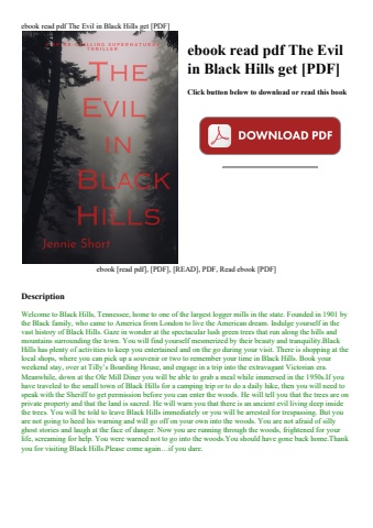 ebook read pdf the evil in black hills get [pdf]