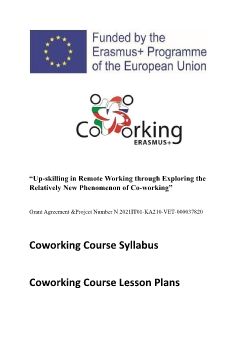 Coworking Course Syllabus&Lesson Plans