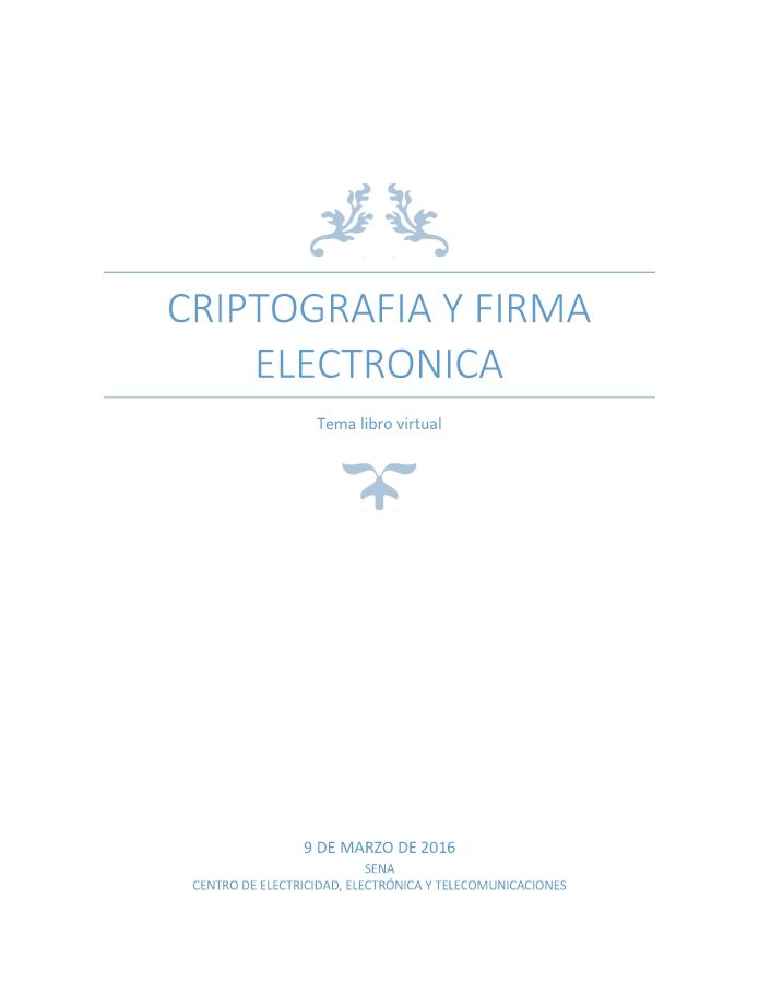 criptografia y firma electronica