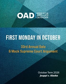 OAD 2026 First Monday in October Journal 