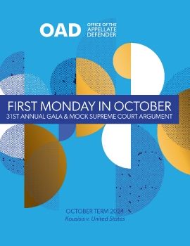 2024 OAD First Monday in October Journal