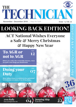 ACT The Technician Looking Back Edition 2018
