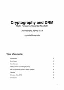 Cryptography and DRM