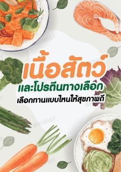 เนื้อสัตว์และโปรตีนทางเลือกทานแบบไหนให้สุขภาพดี