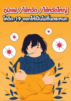 ภูมิแพ้ VS ไข้หวัด VS ไข้หวัดใหญ่ VS โควิด-19 แยกให้เป็นไม่ตื่นตระหนก