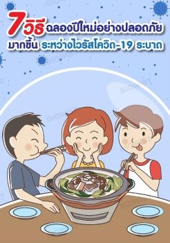 7วิธี ฉลองปีใหม่อย่างปลอดภัยมากขึ้น ระหว่างไวรัสโควิด-19 ระบาด