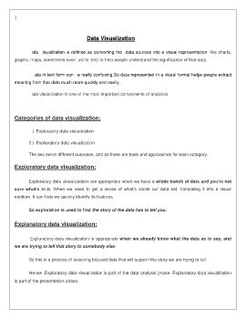 Data Visualization