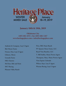 Heritage Place WM Sale