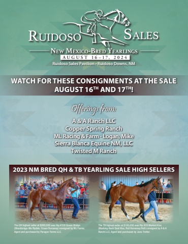 2024 Ruidoso New Mexico-Bred Yearling Sale