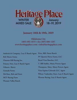 Heritage Place WM Sale