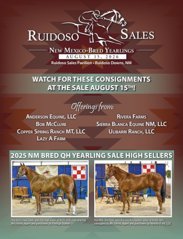 Ruidoso New Mexico-Bred Yearling Sale 2026