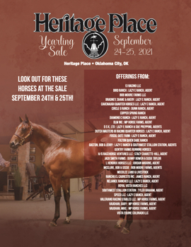 Heritage Yearling Sale 2021