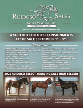 Ruidoso Select Yearling Sale 2023