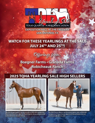 TQHA Yearling Sale 2026