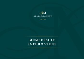 St. Margaret's Golf Club - Membership Brochure