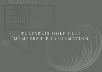 Tulfarris Golf Club - 2021 New Member Information